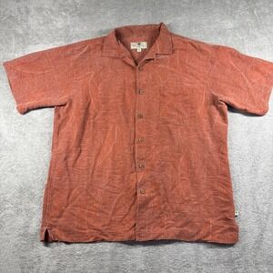 Original Island Wear Island Shores Men's Tropical Short Sleeve Shirt Size XL
